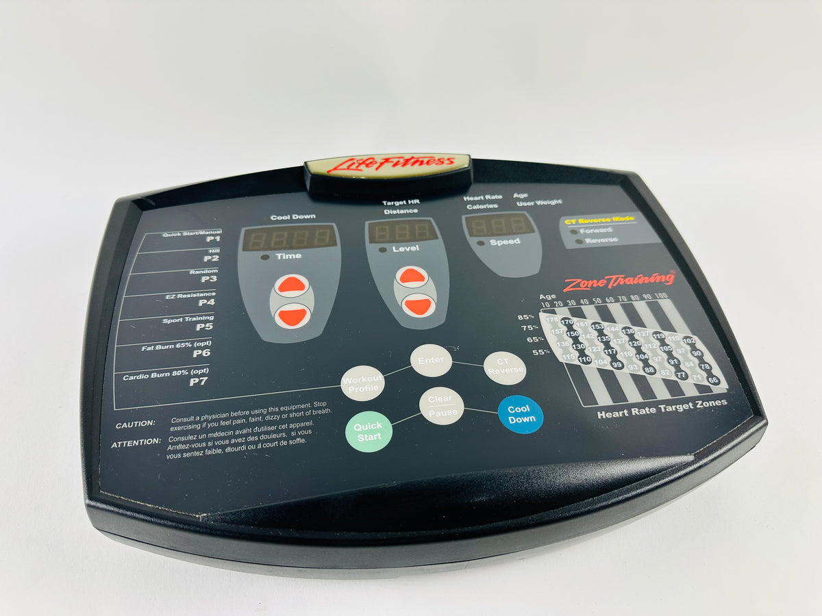 Life Fitness X5i X3i X5 Elliptical Upper Display Console Panel (CP195)