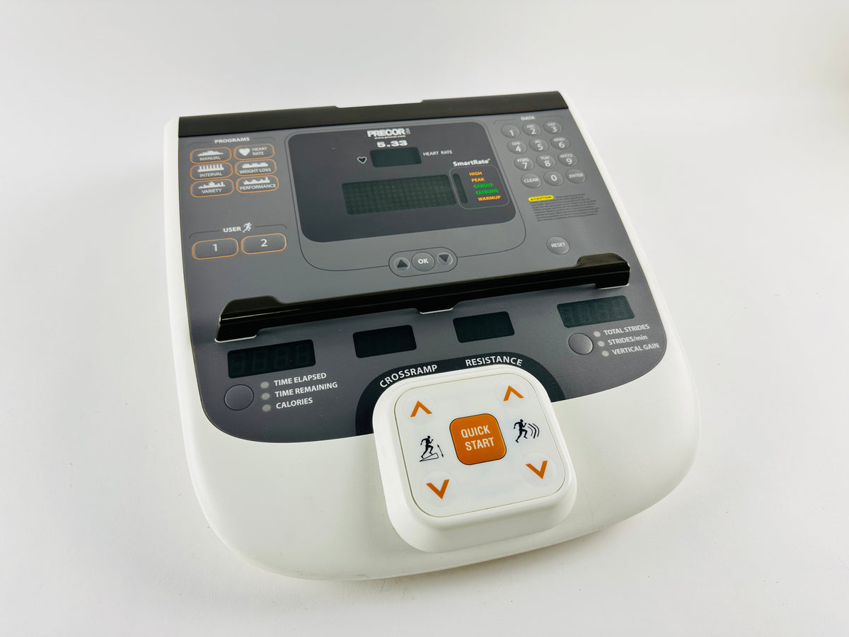 Precor 5.33 Elliptical Upper Display Console Panel (CP182)