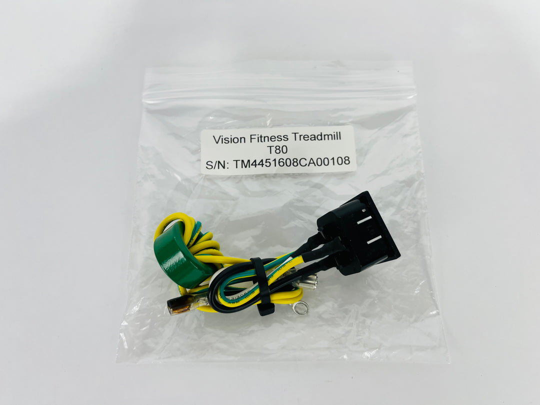 Vision Fitness T80 Treadmill Power Entry Socket Input Module Set (PP166)