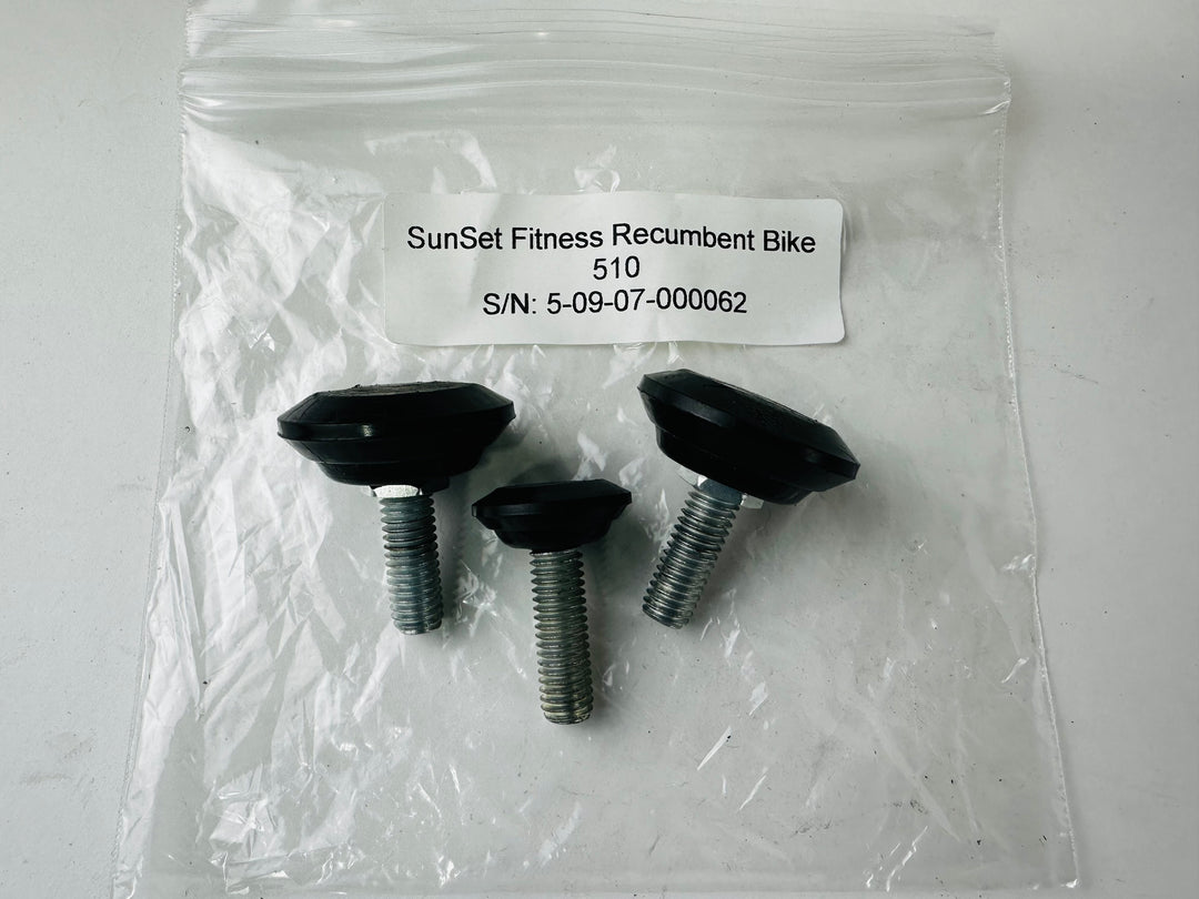 SunSet Fitness 510 Recumbent Bike Leveling Foot Leveler (LF64)