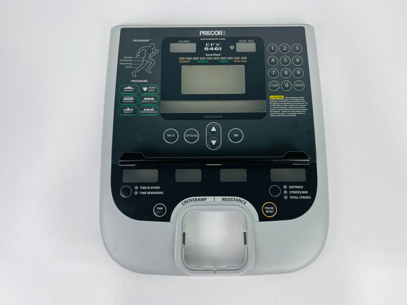 Precor EFX 546i Elliptical Console Overlay 48682-105 (KP114)