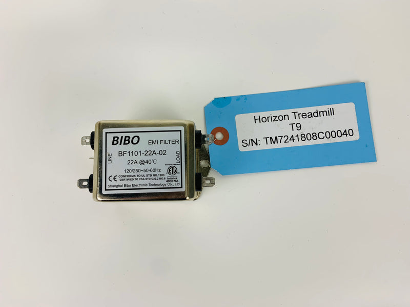 Horizon Fitness T9 Treadmill Power Supply Filter BF1101-22A-02 (EP44)