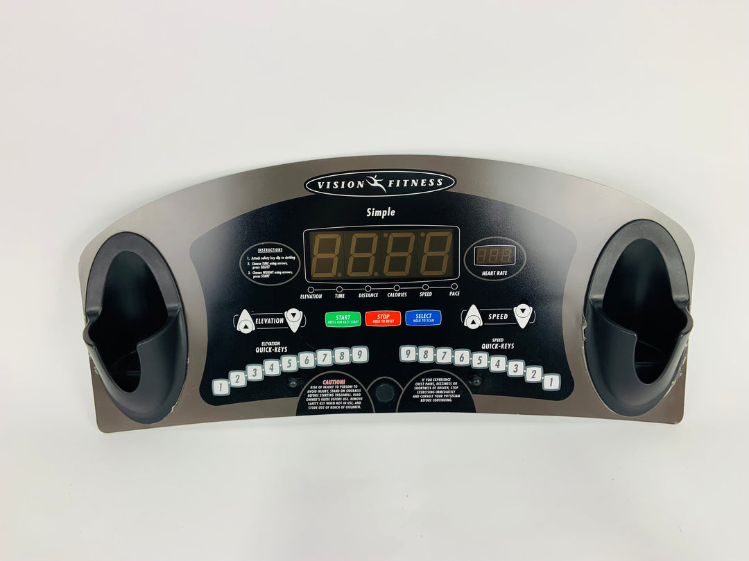 Vision Fitness TF92006 Treadmill Display Console Panel (CP447)
