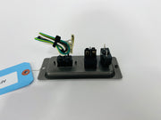 AFG Elliptical Power Entry Plate Switch Breaker Inlet Set (PP146)