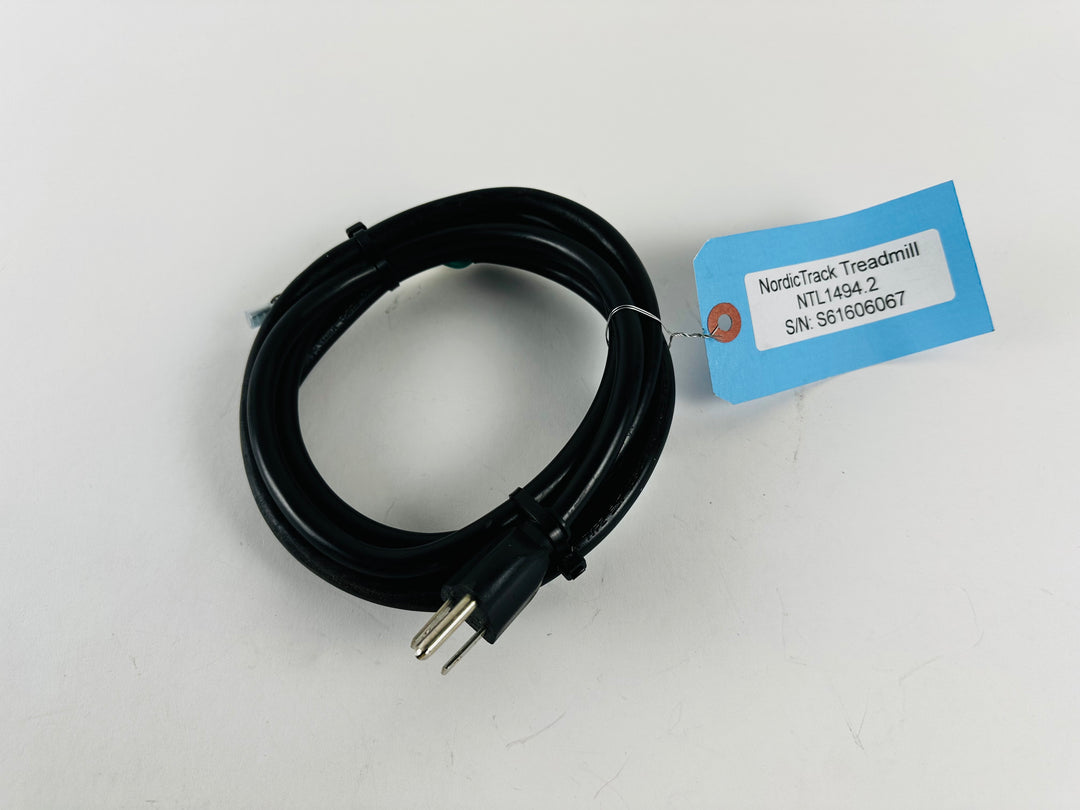 NordicTrack NTL1494.2 Treadmill AC Power Supply Cable Line Cord (SC120)