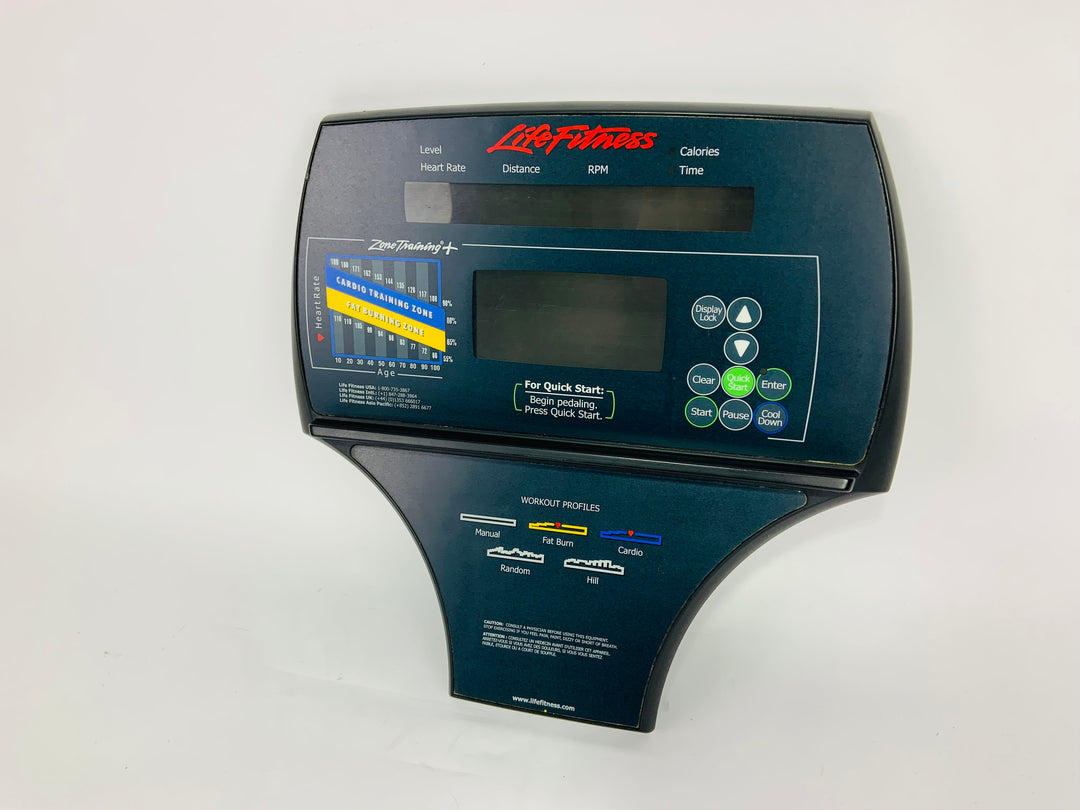 Life Fitness CT-8500R Elliptical Console Overlay (KP105)