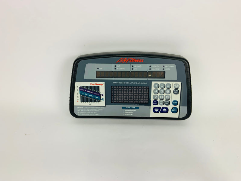 Life Fitness Life Cycle 9500 HR Recumbent Bike Display Console Panel (CP462)