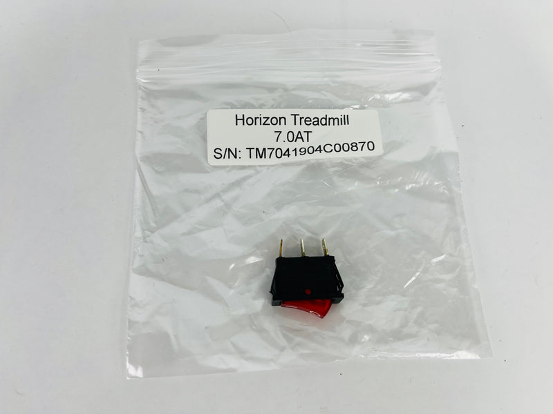 Horizon Fitness 7.0AT Treadmill Power Switch On Off (PP81)