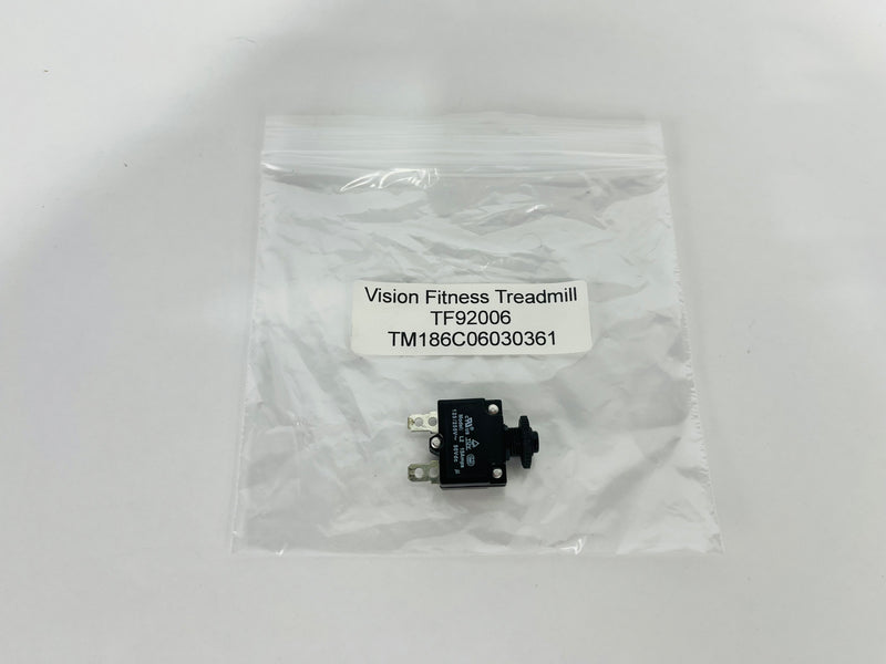 Vision Fitness TF92006 Treadmill Power Circuit Breaker (PP165)