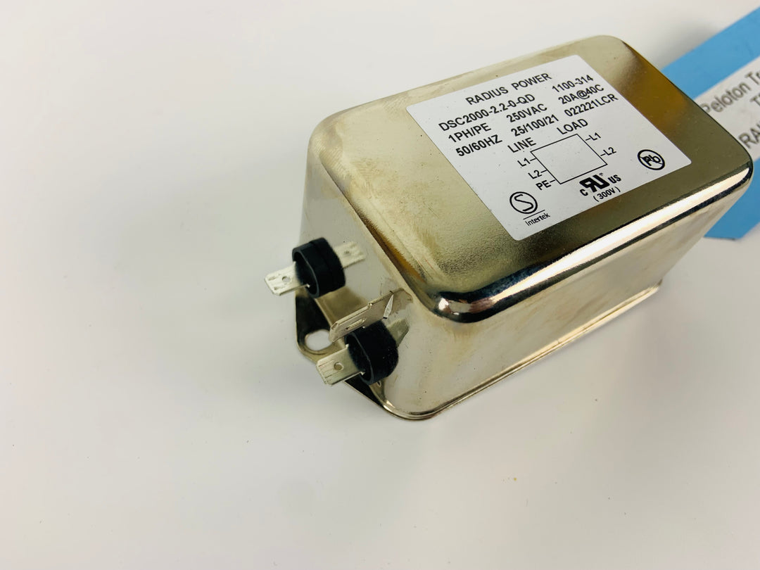 Peloton TR02 Treadmill Power Supply Line Input Filter DSC2000-2.2-0-QD (EC48)