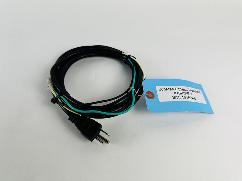 IronMan Fitness INSPIRE.1 Treadmill AC Power Supply Cable Line Cord (SC77)