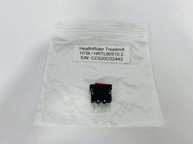 HealthRider H79t HRTL80510.2 Treadmill Power Switch On Off (PP152)