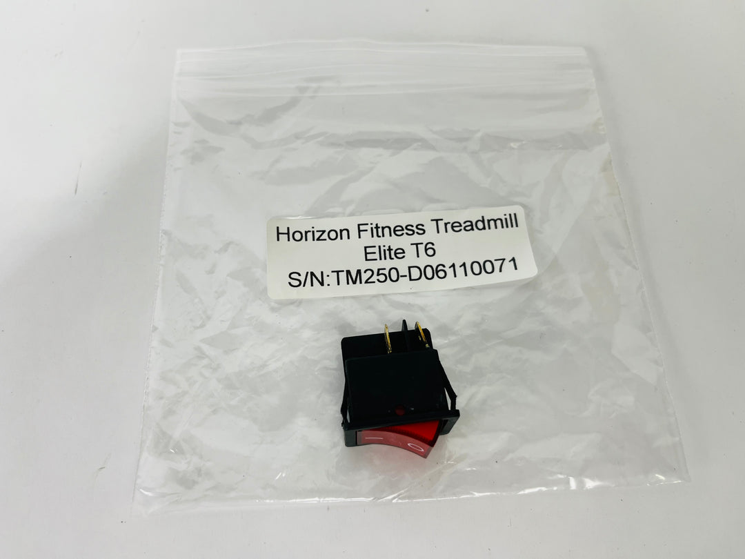 Horizon Fitness Elite T6 Treadmill Power Switch On Off (PP66)