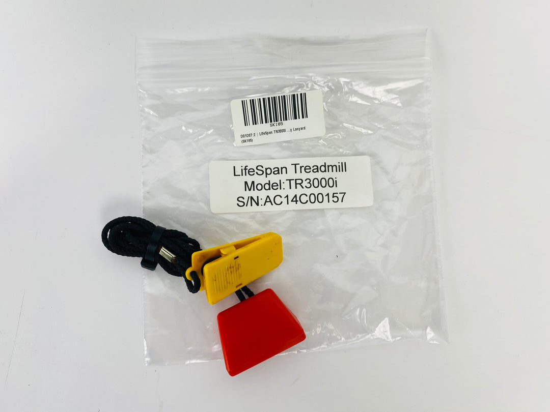 LifeSpan TR3000i Treadmill Safety Key Lanyard (SK185)