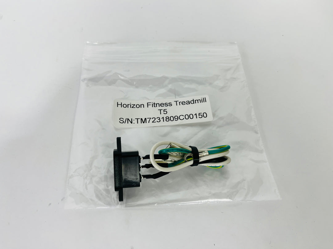 Horizon Fitness T5 Treadmill Power Entry Socket Input Module Set (PP67)
