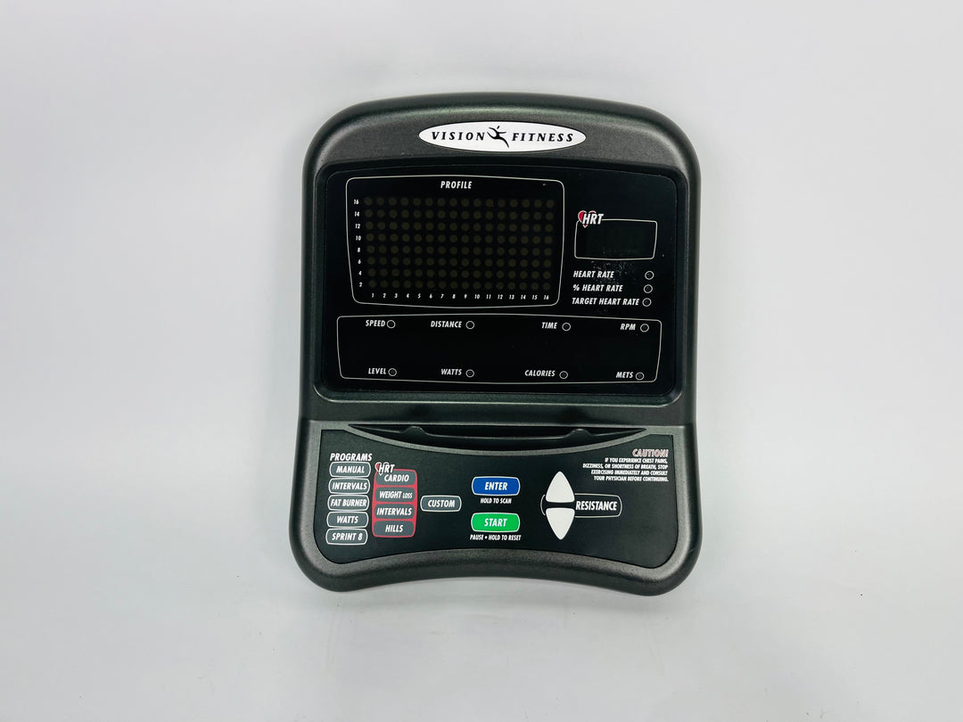 Vision Fitness X6200HRT7 Elliptical Display Console Panel (CP514)
