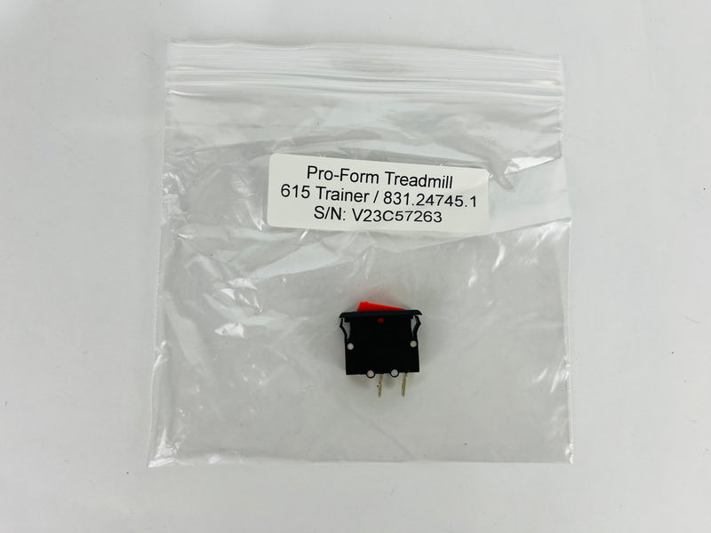 Pro-Form 615 Trainer 831.24745.1 Treadmill Power Switch On Off (PP113)