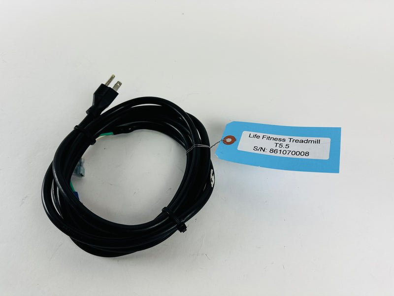 Life Fitness T5.5 Treadmill AC Power Supply Cable Line Cord (SC94)