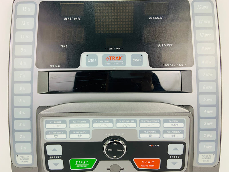 Horizon Fitness Elite T6 Treadmill Display Console Panel (CP456)
