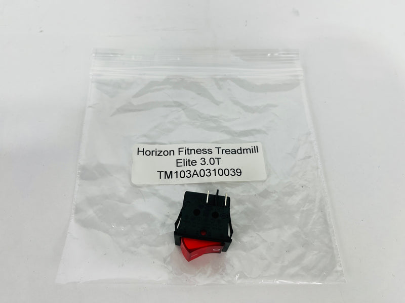Horizon Fitness Elite 3.0T Treadmill Power Switch On Off (PP64)