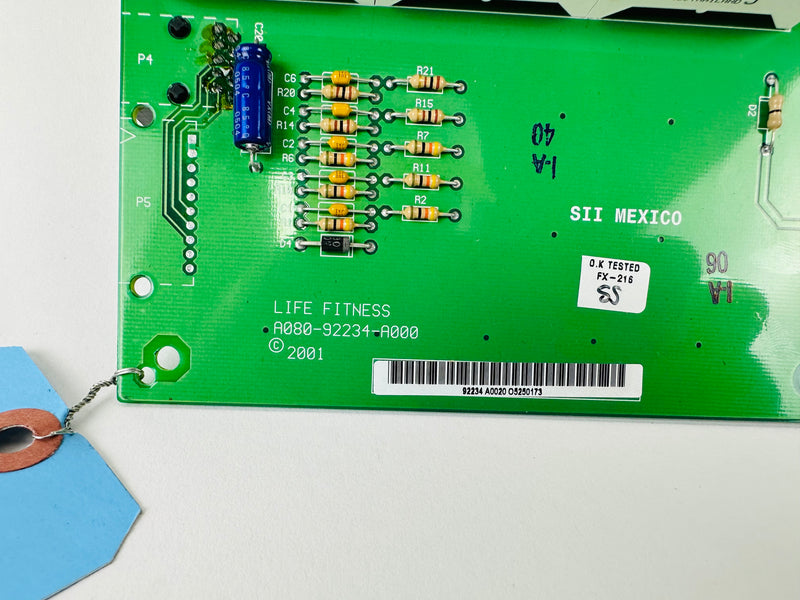 Life Fitness T3.5 Treadmill Console Display Electronic Board A080-92234 (CP393)