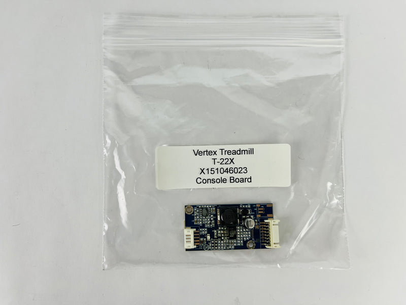 Vertex T-22X Treadmill Console Board D2123224BW1P-V1A (CP483)