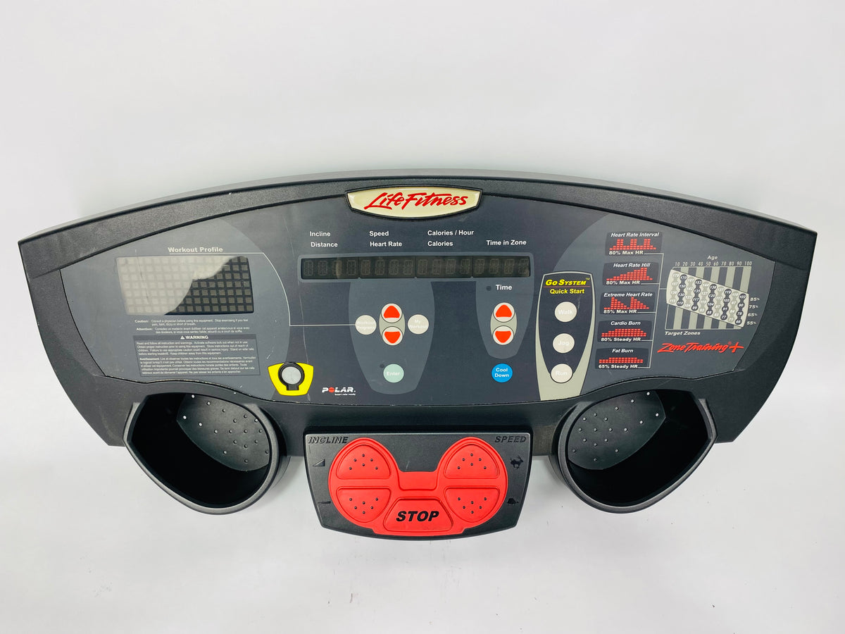Life Fitness T3 T5 Treadmill Display Console Panel TCI-000X-0101 (CP88