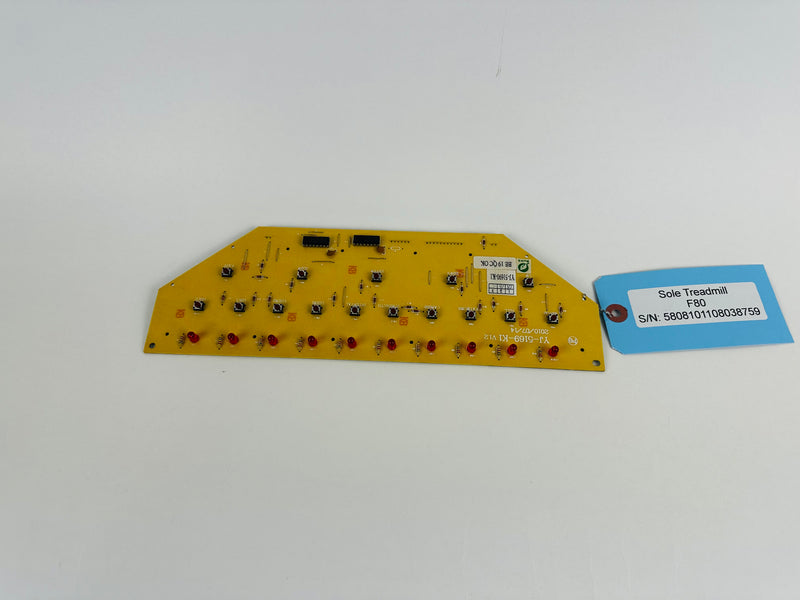 Sole Fitness F80 Treadmill Console Board YJ-5169-K1 (KP77)