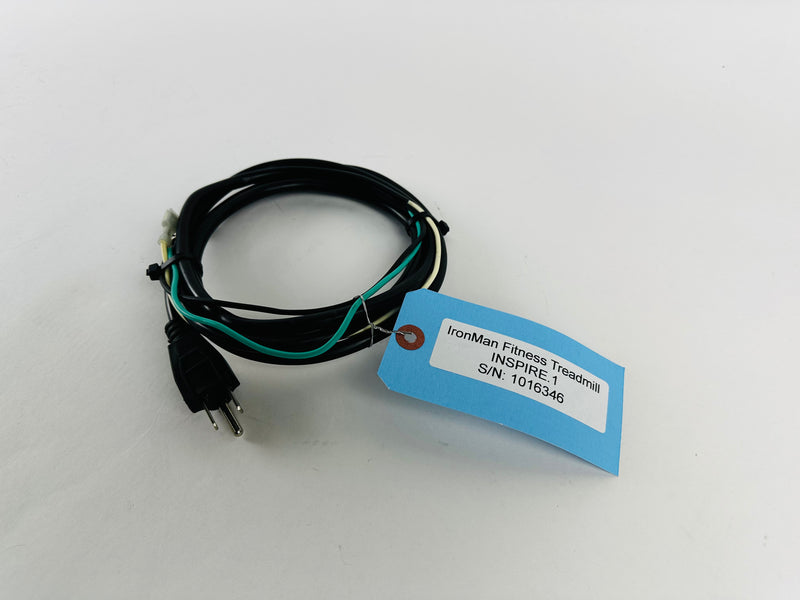 IronMan Fitness INSPIRE.1 Treadmill AC Power Supply Cable Line Cord (SC77)