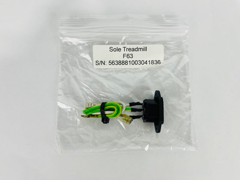 Sole Fitness F63 Treadmill Power Entry Socket Input Module Set (PP107)