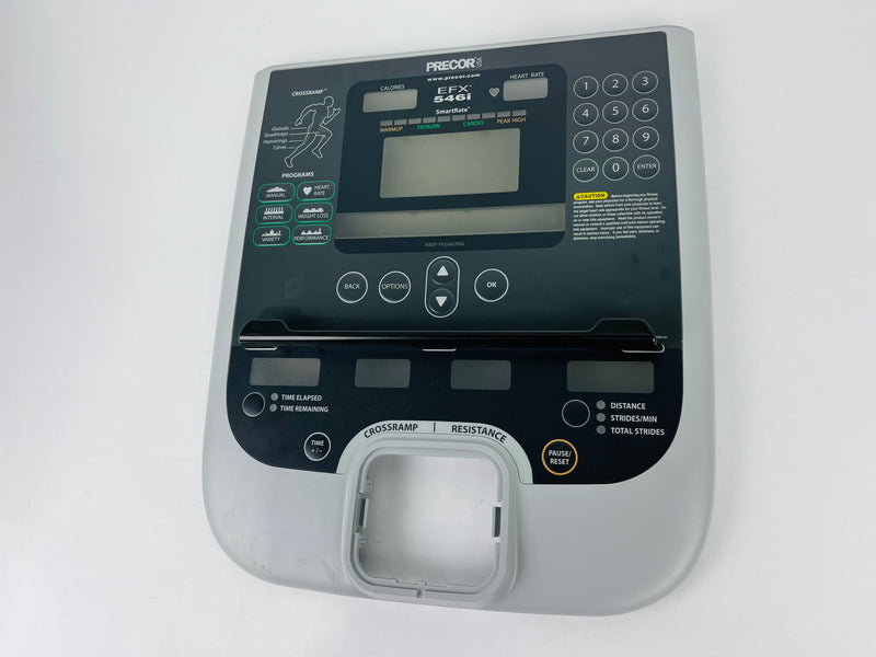 Precor EFX 546i Elliptical Console Overlay 48682-105 (KP114)
