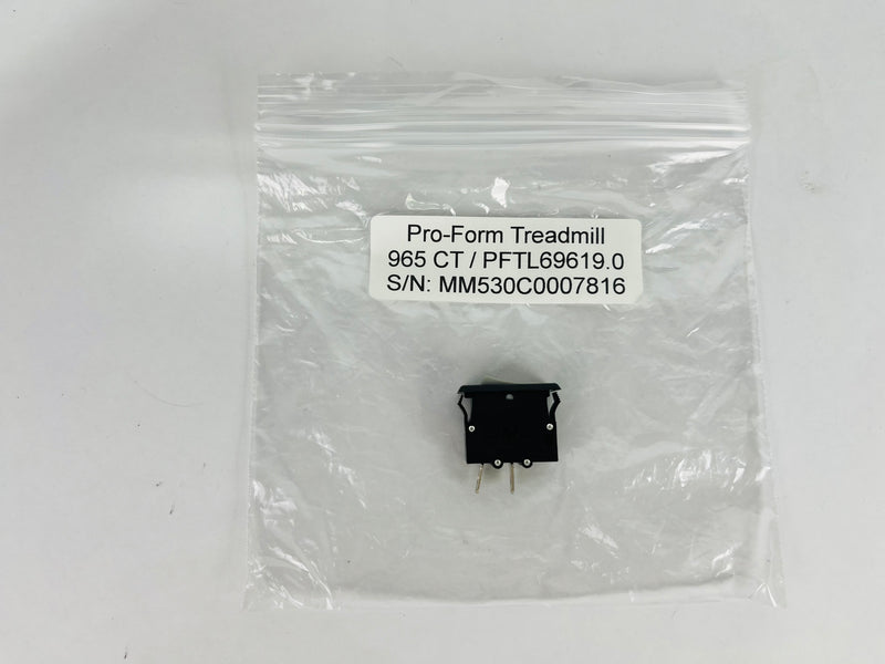 Pro-Form 965 CT PFTL69619.0 Treadmill Power Switch On Off (PP120)