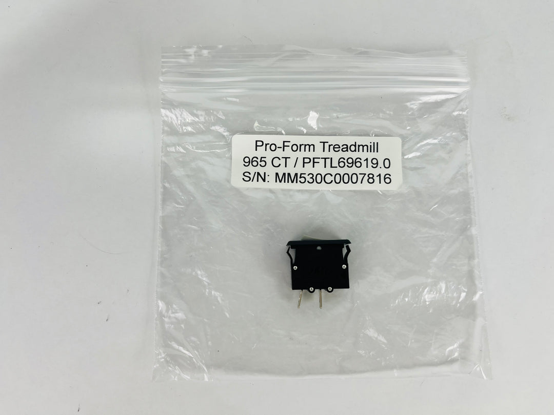 Pro-Form 965 CT PFTL69619.0 Treadmill Power Switch On Off (PP120)