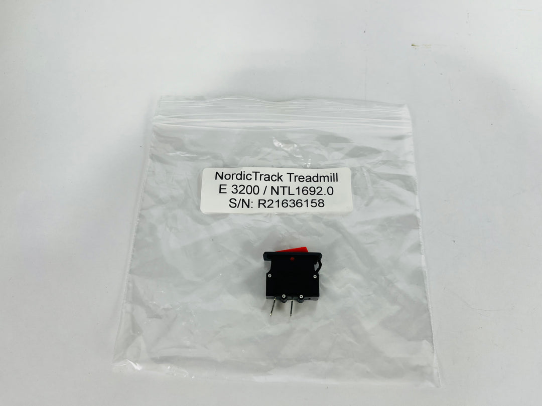 NordicTrack E3200 NTL1692.0 Treadmill Power Switch On Off (PP135)