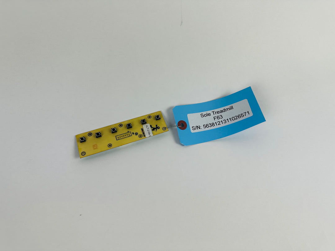 Sole Fitness F63 readmill Speed or Incline Board ALT-2194-3 (KP75)