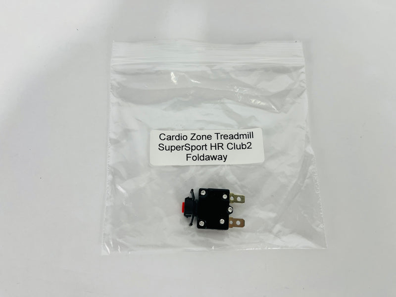 Cardio Zone SuperSport HR Club2 Foldaway Treadmill Power Circuit Breaker (PP154)