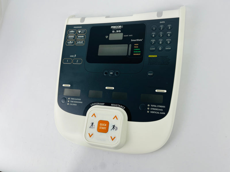 Precor 5.35 Elliptical Console Overlay 34191-103 PPP000000057033101 (KP113)