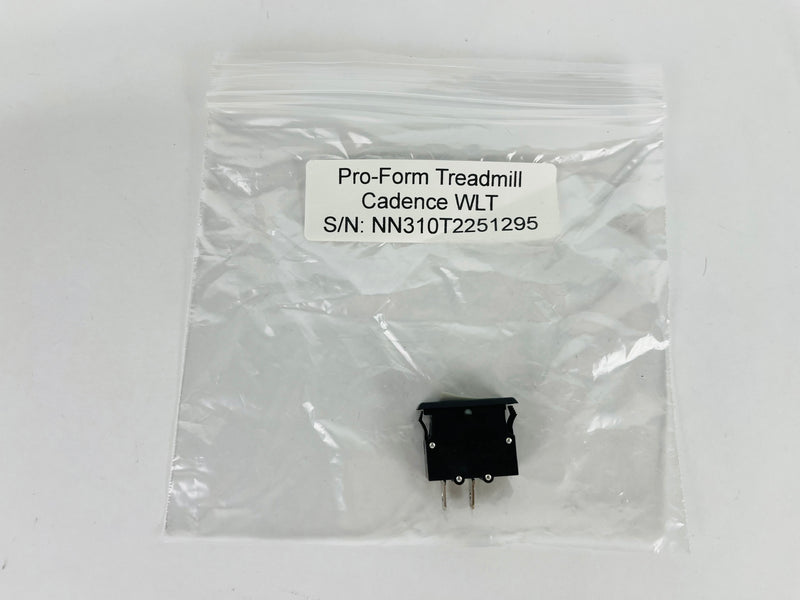 Pro-Form Cadence WLT Treadmill Power Switch On Off (PP122)