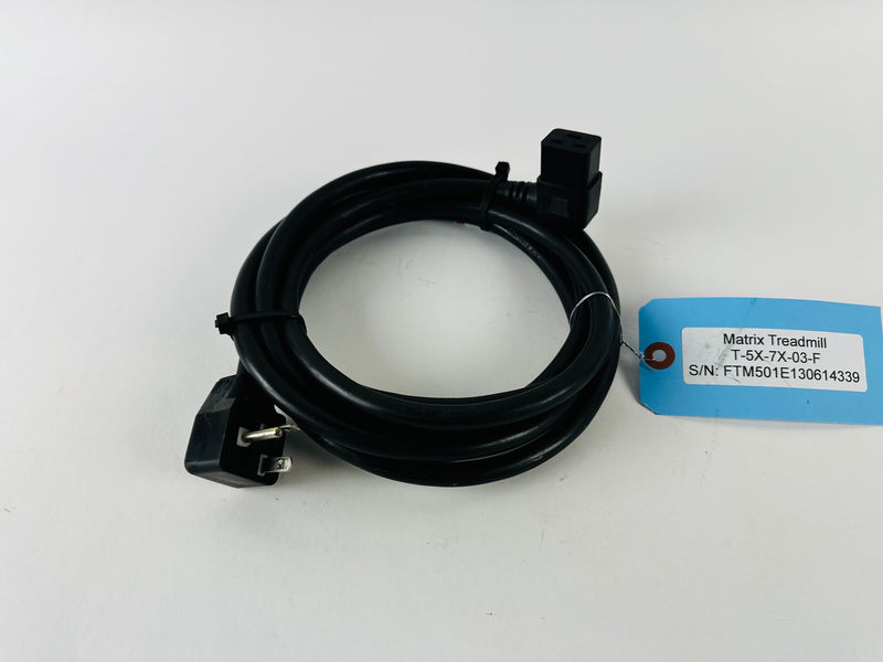 Matrix T-5X-7X-03-F Treadmill AC Power Supply Cable Line Cord (SC68)