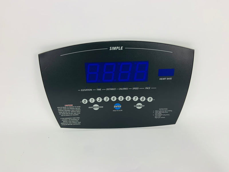 Vision Fitness TCS9 TM355-1US-C Treadmill Display Console Panel (CP453)