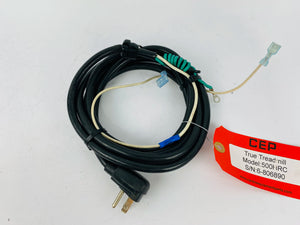 True Fitness 500HRC Treadmill AC Power Supply Cable Line Cord (SC308)
