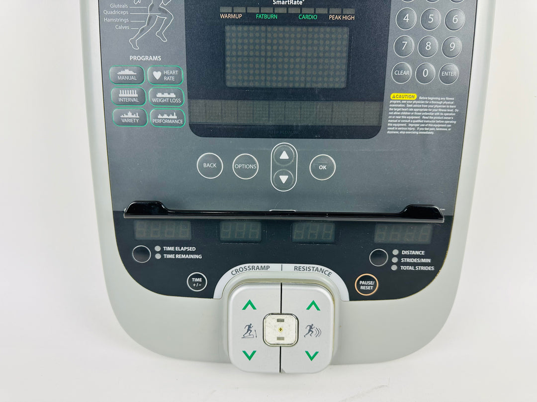 Precor EFX 546i Commercial Elliptical Upper Display Console & Hr Board (CP412)