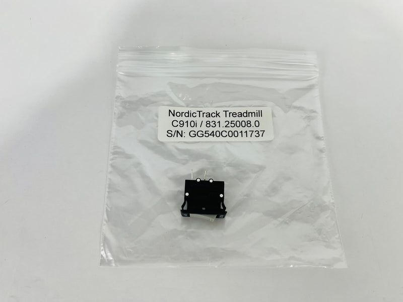 NordicTrack C910i 831.25008.0 Treadmill Power Switch On Off (PP140)