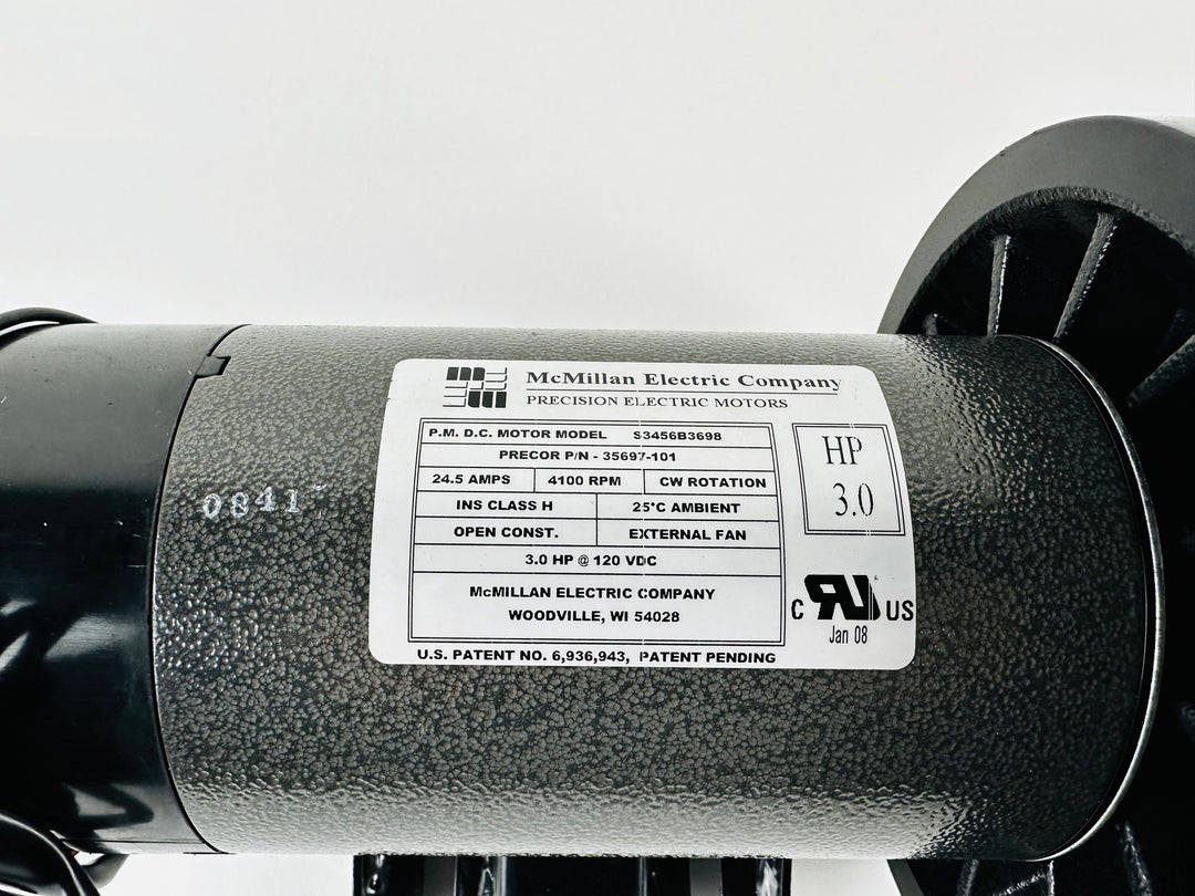 Precor Treadmill 3.0 HP DC Drive Motor S3456B3698 Refurbished (MP161)