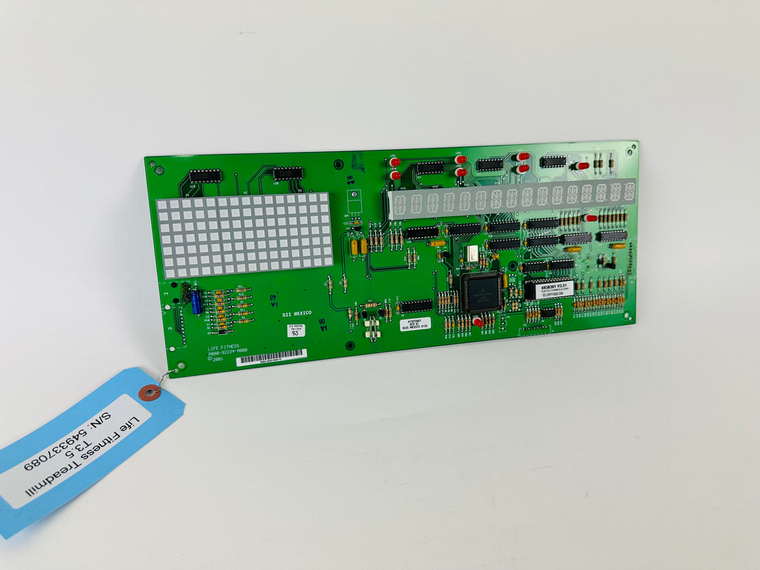 Life Fitness T3.5 Treadmill Console Display Electronic Board A080-92234 (CP393)