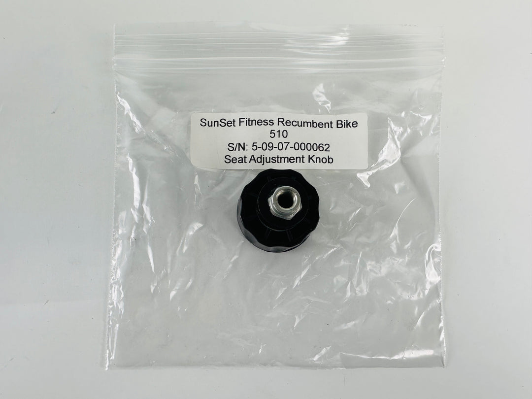 SunSet Fitness 510 Recumbent Bike Seat Adjustment Knob (MX46)
