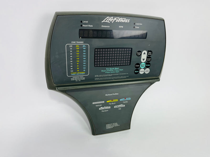 Life Fitness Recumbent Bike Display Console Panel (CP502)