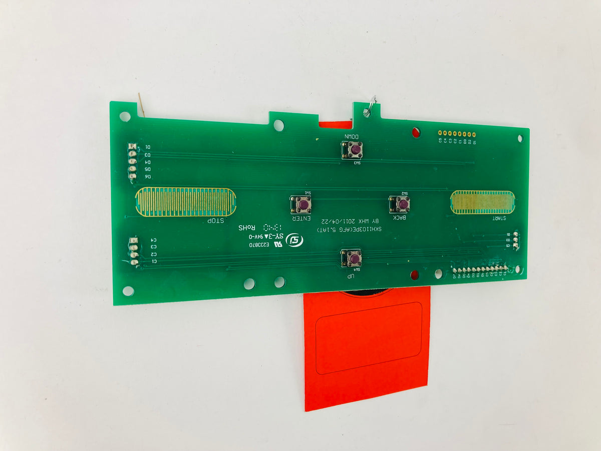 AFG 5.1AT Treadmill Keypad Electronic Board Start Stop (KP208)