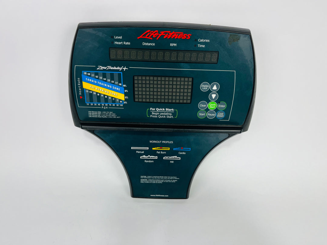 Life Fitness Recumbent Bike Display Console Panel  (CP501)
