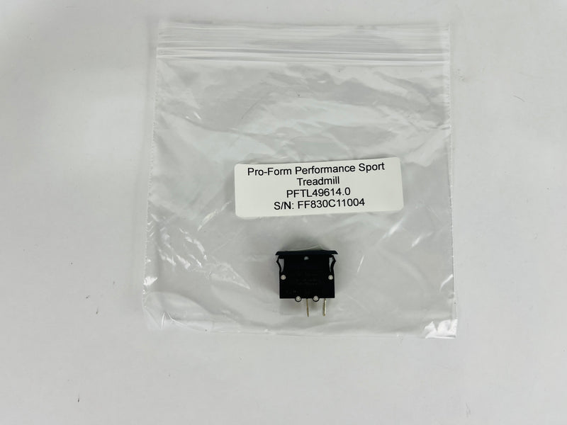 Pro-Form Performance Sport PFTL49614.0 Treadmill Power Switch On Off (PP119)